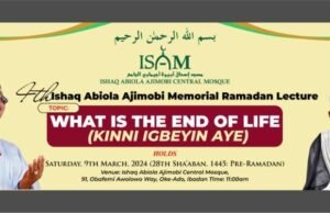 Muhydeen Bello To Deliver Ajimobi Memorial Ramadan Lecture Tomorrow