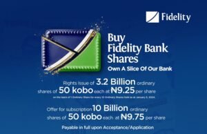 Fidelity Bank’s Offers Receive Huge Acceptance From Investors