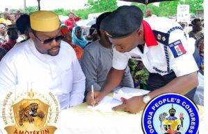 Rise In Insecurity In Iresa-Adu: UK-based Prince Disburses Financial Aid To Security Agencies