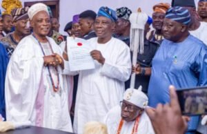 Controversies Over Beaded Crown Ended Without External Interference, Says Oyo Acting Gov At Ladoja’s Coronation As Oba