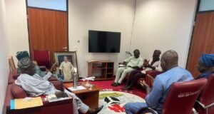 ‘Okeogun Can’t Thank You Enough’ — FUNATO Management Pays Thank You Visit To Buhari