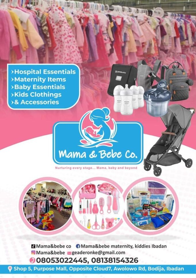 Mama & Bebe Co. Opens New Store In Bodija, Offers Maternity, Baby Essentials