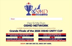 NIHOTOUR DG’s Unity Cup Finals Hold Saturday