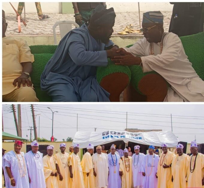 Oyo APC Guber Aspirant, Bakare Attends Omo Ajorosun Club New Executive Committee Inauguration