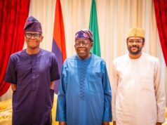 PHOTO: Oyo South Senatorial Aspirant, Kola-Daisi Meets Tinubu
