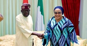PHOTOS: Florence Ajimobi Meets Tinubu In Lagos
