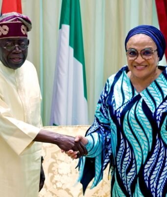 PHOTOS: Florence Ajimobi Meets Tinubu In Lagos