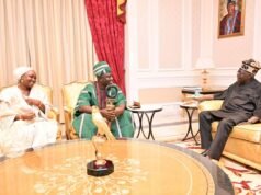 PHOTOS: Hours After Olubadan’s Visit, Tinubu Hosts Alaafin